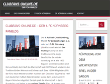Tablet Screenshot of clubfans-online.de